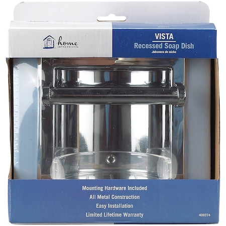 Home Impressions Vista Chrome Soap Dish 409374