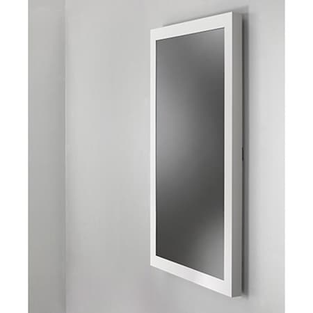 Chief Impact On-Wall Kiosk with Protective Glass - Portrait 49 Inch White LW49UWPG