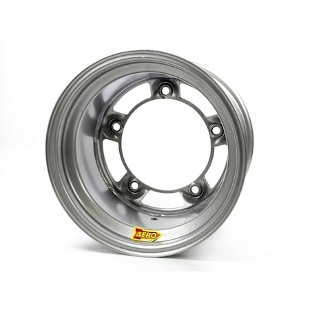Aero Race Wheels 58-000540 58 Series 4 in. Back Spacing Rolled Wheel, Silver, 15 x 10 in. ARW58-000540