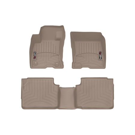 Weathertech Tan, Front and Rear Floorliners 4517191-4516072