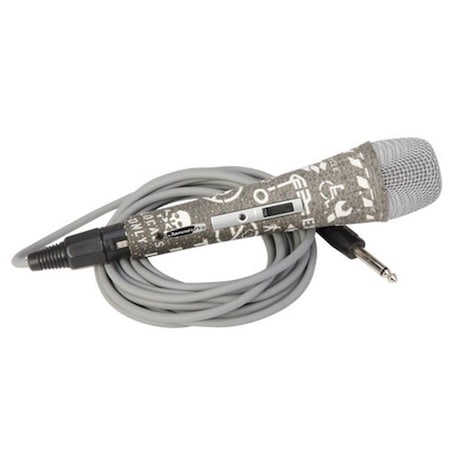 Jammin Pro MYCON Style Unidirectional Dynamic Microphone w/XLR Jack Cable & Karaoke Software MIC003