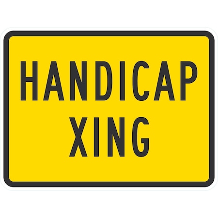 Lyle Handicap Xing, 24x18, Engineer Grade, Yellow G-11885-EG_24x18