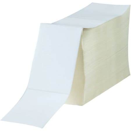 Partners Brand Fanfold Thermal Transfer Labels, 4" x 6", White, PK2 THL140