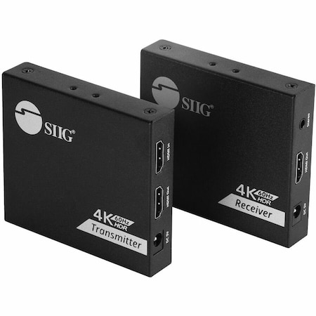 Siig 4K60HZ HDMI EXTENDER WITH LOOP & IR CE-H27D11-S1