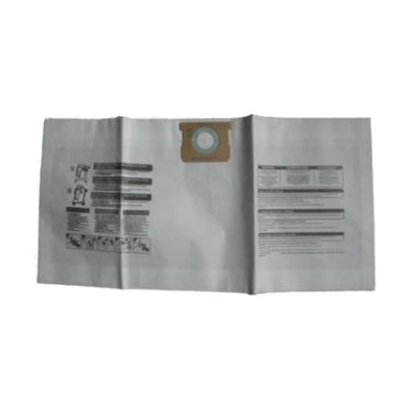 Vacmaster Professional Filter Bag, 8 to 10 gal Capacity, Paper VDBM