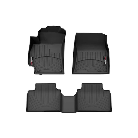 Weathertech Black Front and Rear Floorliners, 2025 KIA  K4 441909-1-2