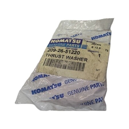 Komatsu THRUST WASHER, KOMATSU OEM 209-26-51220 209-26-51220