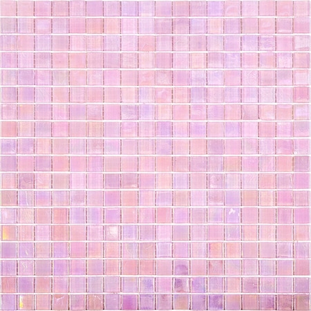 Apollo Tile Skosh 11.6 in. x 11.6 in. Glossy Pale Pink Glass Mosaic Wall and Floor Tile 18.69 sqft/case, 20PK APLNB88PK222A