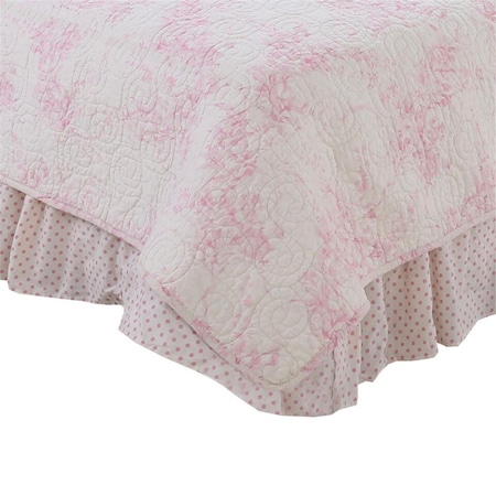 Convenience Concepts Heaven Sent Girl Twin Bed Skirt HI258285