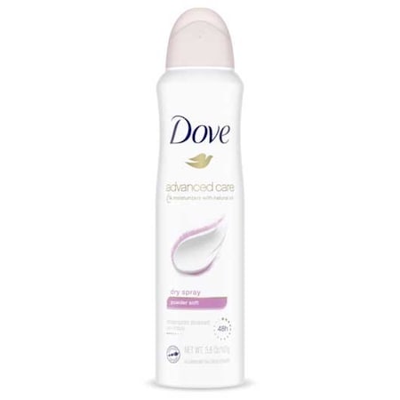 Dove Soft Powder Antiperspirant, 3.8 Ounce Aerosol, 12PK 59938