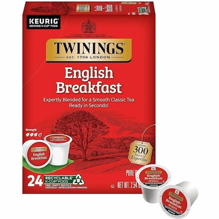 Twinings Of London KCUP, TEA, ENGLISH BREAKFST, 24PK 8755
