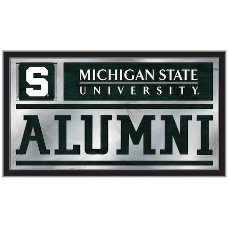 Holland Bar Stool Co Michigan State 26" x 15" Alumni Mirror MAlumMichSt