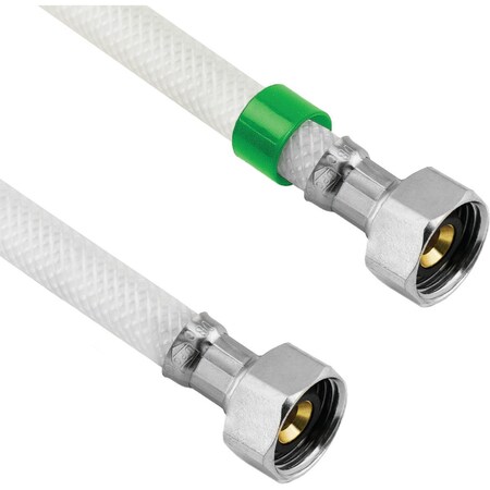 Westlake Pipe & Fittings 1/2'' FIPx1/2'' FIPx48'' L Braided Poly Vinyl Faucet Connector 10/1/2449