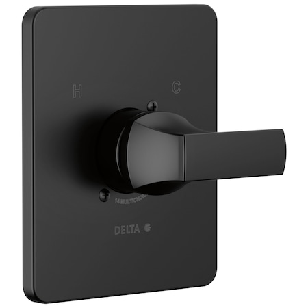 Delta Velum Monitor 14 Series Valve Only Trim In Matte Black T14037-BL