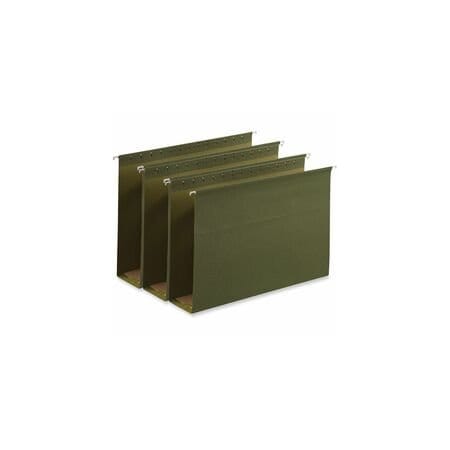 Universal Hanging File Folders, Green, 8.5in H, 25PK UNV14153