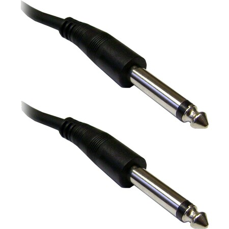 Cable Wholesale 1/4 inch Mono Patch Cable- 1/4 Male- 10 foot 10A1-61110
