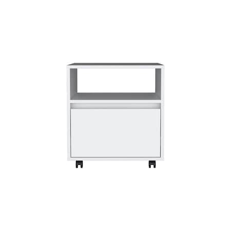 Homeroots Two Piece White Bedroom Set 526354