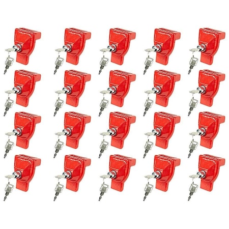 Mytee Products 20 Pack Heavy Duty Aluminum Air Brake Glad Hand Lock For Tractor Trailer, 20PK MP-ABGHL-Mx20