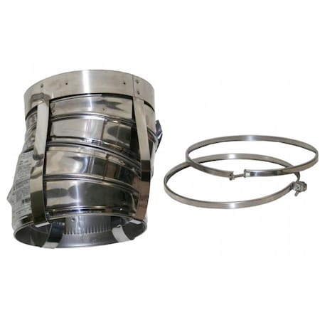 Selkirk Metalbestos 8in. Stainless Steel Insulated 15 degrees Elbow Kit 8T-EL15KIT