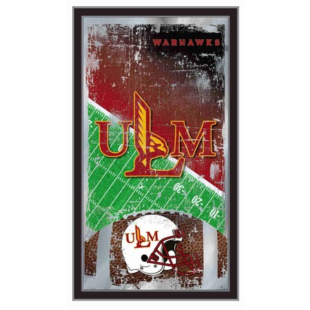 Holland Bar Stool Co Louisiana-Monroe 15" x 26" Football Mirror MFtblLA-Mon