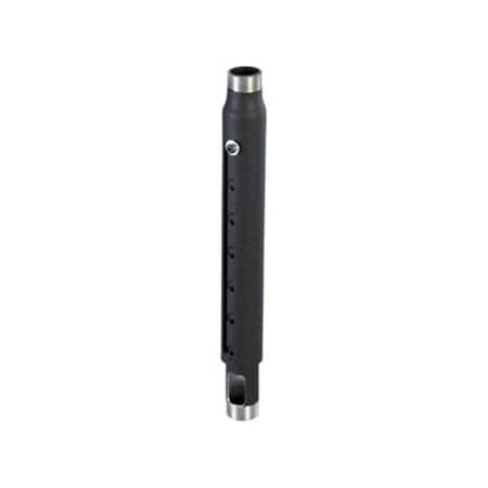 Chief Chief 5-7' Adjustable Extension Column - Black - Aluminum - 500 lb CMS0507