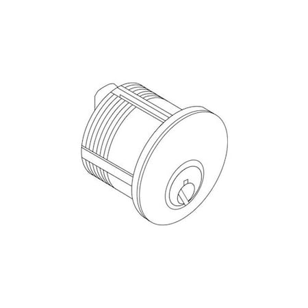 Schlage Lock 1-1/8 in. MORTISE CYLINDER US26 30-021C 625