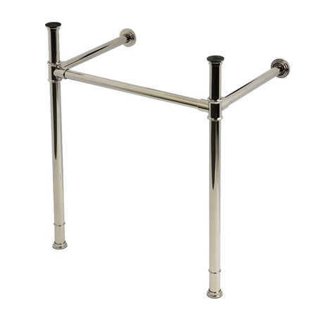 Kingston Brass Stainless Steel Console Sink Legs, Polished Nickel VPB34256