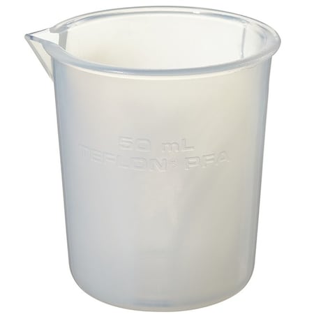 Nalgene Beaker, Plastic, Colorless, PK6 1510-0050