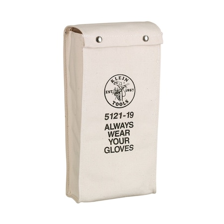 Klein Tools Glove Bag, Tan, #4 Canvas, 1 Pockets 5121-19