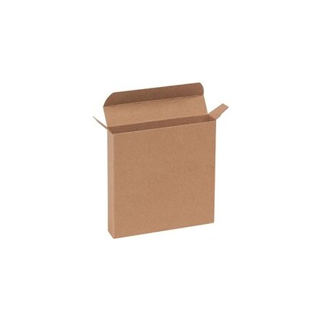 Bubblefast 250-5 1/4 x 1 x 5 1/4'' Kraft Reverse Tuck Folding Cartons, 250PK BFRTC48