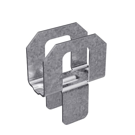 Simpson Strong-Tie Panel Sheathing Clip, 20 ga Thick Material, Steel, Galvanized PSCA 7/16