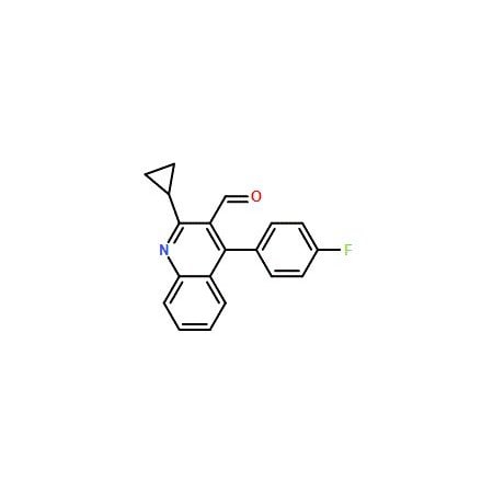 Ak Scientific 2-Cyclopropyl-4-(4-fluorophenyl)quinoline-3-carbaldehyde (1g), CAS 121660-37-5 Q614-1g