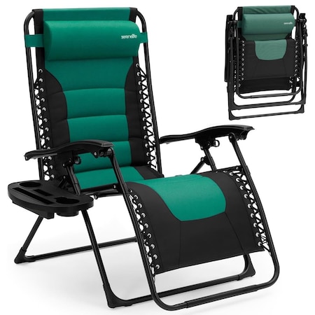 Serenelife Padded Zero Gravity Lounge Chair SL1ZGRCP36