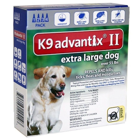 Elanco Advantix Blue Over 55 lbs, 4PK 123254