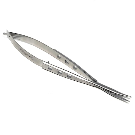 A2Z Scilab Micro-Tip Lab Scissors Squeeze Action 5.5 Inch Stainless Steel Shears, Curved A2Z-ZR1112