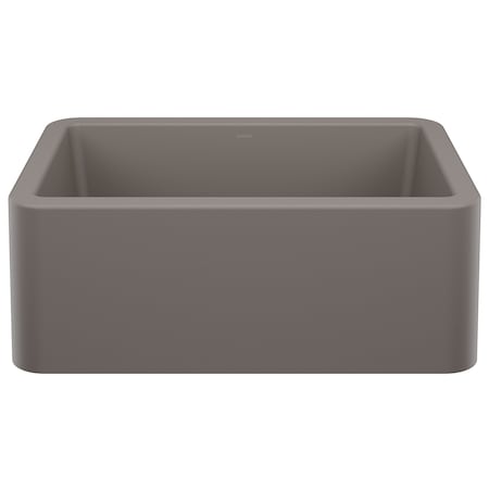 Blanco Ikon 27" Apron Single Bowl, Volcano Gray 443112