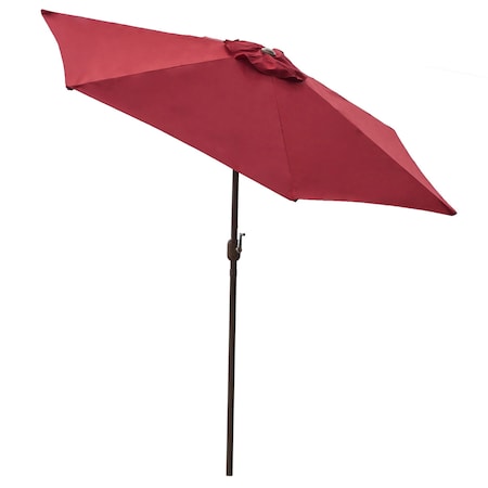 Panama Jack Outdoor Panama Jack Red 9 Ft Alum Patio Umbrella W/Crank PJO-6001-RED