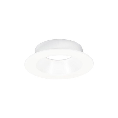 Brillantez 4 in. Downlight Round Trim for RLF-4115 Light Engine, White BR2999526