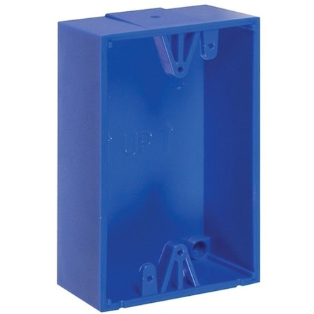 Safety Technology International Back Box, Polycarbonate, Blue KIT-71100A-B