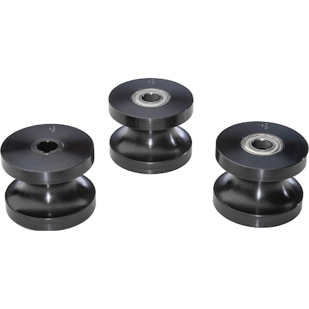 Grizzly Round Tube Rollers, 1-1/2" T33033