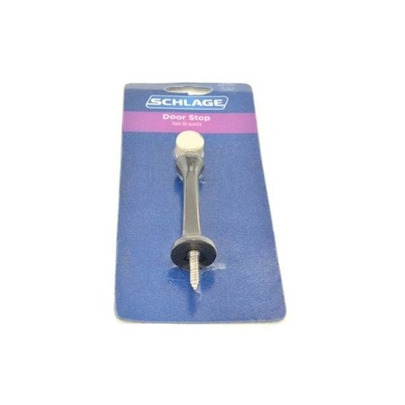 Schlage Solid Brass Carded 3-1/8in Solid Door Stop Aged Bronze Finish SC61B716