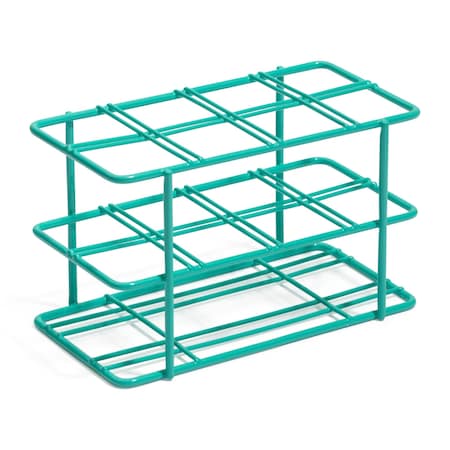 United Scientific United Scientific Coated Wire Rack, 50 mL Centrifuge Tubes, 8 Place, Teal CWRCT04