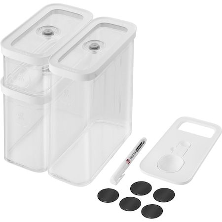 Zwilling Fresh and Save Cube Box Set, 5-pc, Plastic, Food Storage Container, Medium Cube Set 1026082