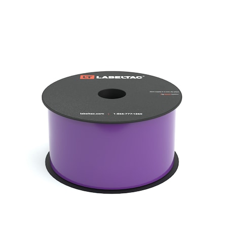 Labeltac LabelTac 4 and Pro Model High Performance 10-Year Vinyl Supply 2.5in x 150ft, Purple LT2509HP