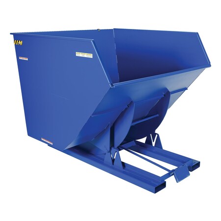 Vestil Heavy Duty Self-Dump Hopper 4 Cubic Yard 6000 lb Blue D-400-HD