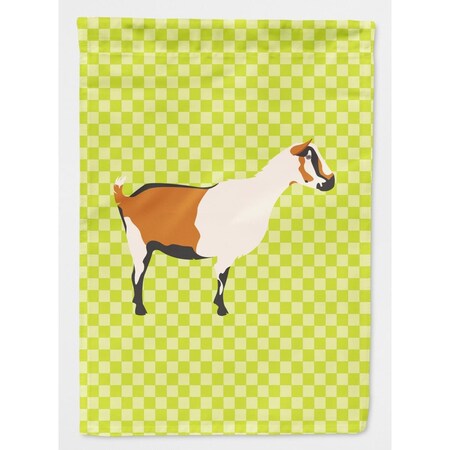 Carolines Treasures Alpine Goat Green Flag Canvas House BB7706CHF