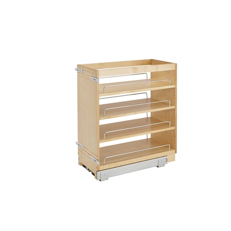 Rev-A-Shelf Maple Wood; Steel, Natural Maple, 11 in W, 25.5 in H, 22.5 in D 448-BC-11C