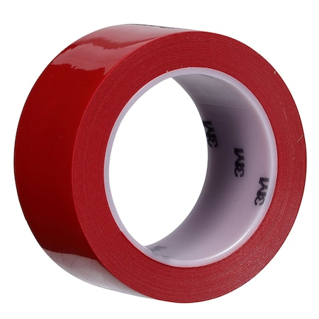3M Sealing Tape, Red, 36 yd L, 2 in W 483