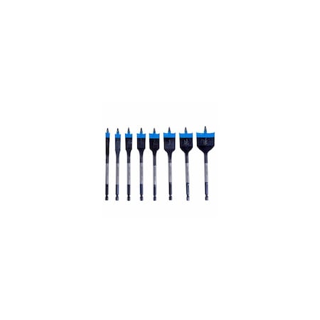 Sm Products 8-Pc. Stinger Spade Woodboring Drill Bit Set 11026