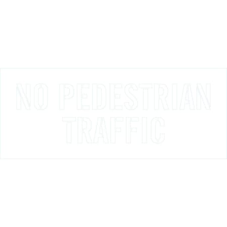 Lyle No Pedestrian Traffic, 30x12, Non-Reflective, None G-14683-NS_30x12